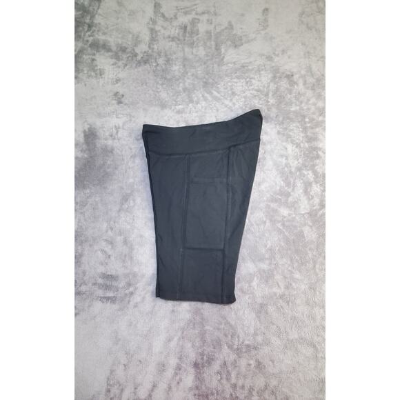 J.crew Sz S AY275 Bike Shorts pocket Celular Black Wmns Hiking Gym Ca16 - Picture 6 of 7
